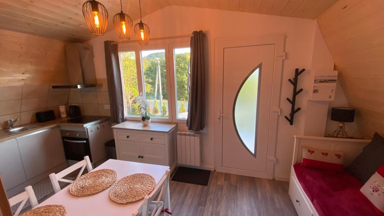 Au-Doux-Altic Chalet Romantique Avec Jacuzzi Et Sauna Metabief Bagian luar foto