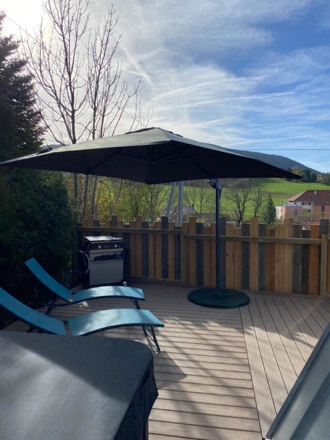 Au-Doux-Altic Chalet Romantique Avec Jacuzzi Et Sauna Metabief Bagian luar foto