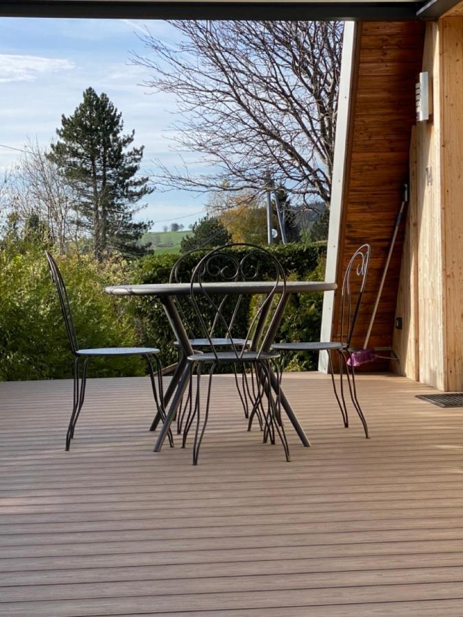 Au-Doux-Altic Chalet Romantique Avec Jacuzzi Et Sauna Metabief Bagian luar foto
